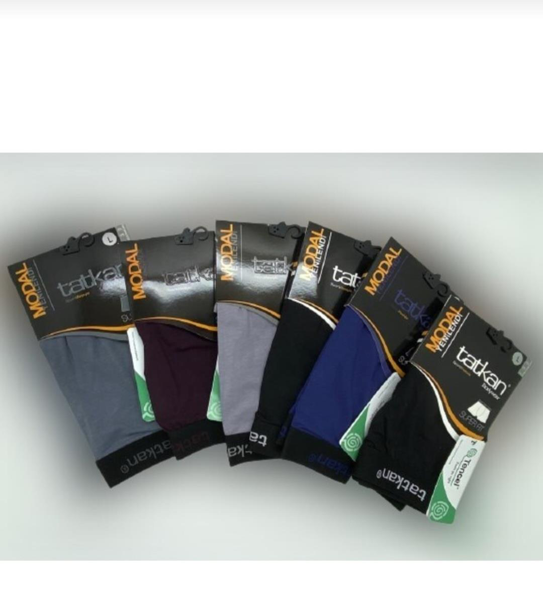 TATKAN ERKEK MODAL KARIŞIK RENKLİ BOXER 10 ADET TATKAN ERKEK MODAL KARIŞIK RENKLİ BOXER 10 ADET