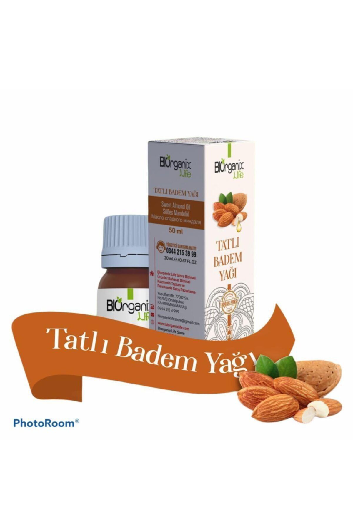 Biorganix Life Tatli Badem Yaği 20 Ml Sweet Almond Oil