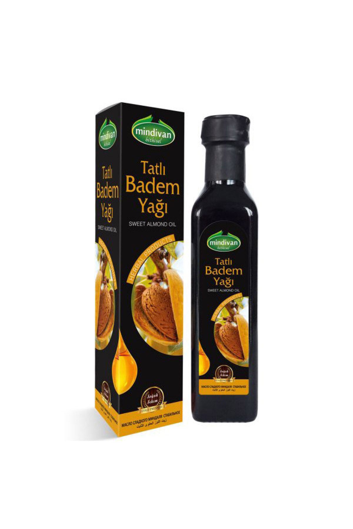 Mindivan Tatlı Badem Yağı 250 Ml