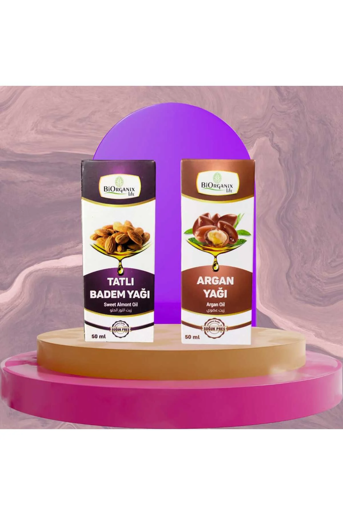 Tatlı Badem Yağı + Argan Yağı