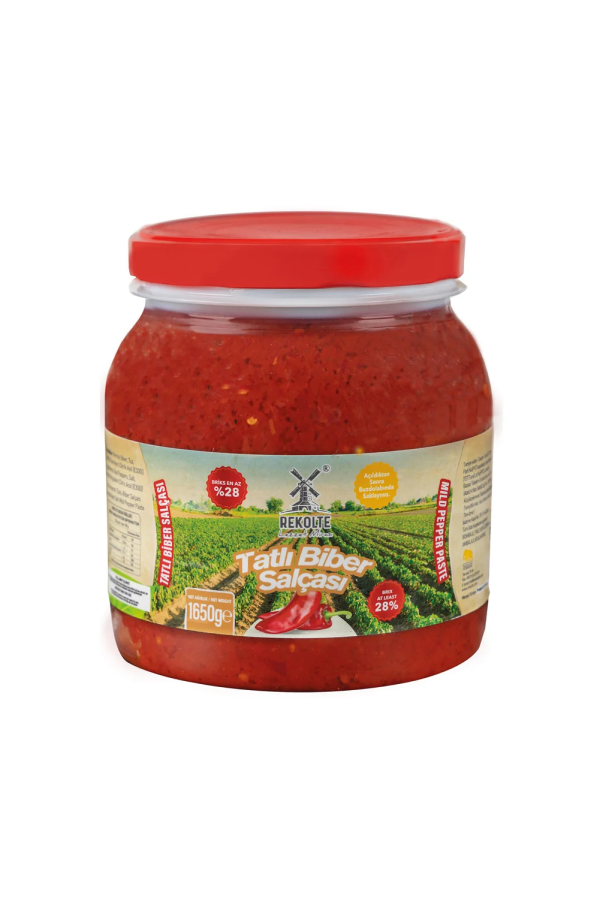 Tatlı Biber Salçası 1650 gr