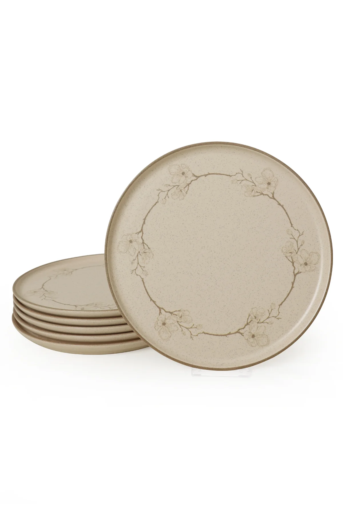 Taupe Bloom Nordıc Servis Tabağı 28 Cm 6 Adet 22528
