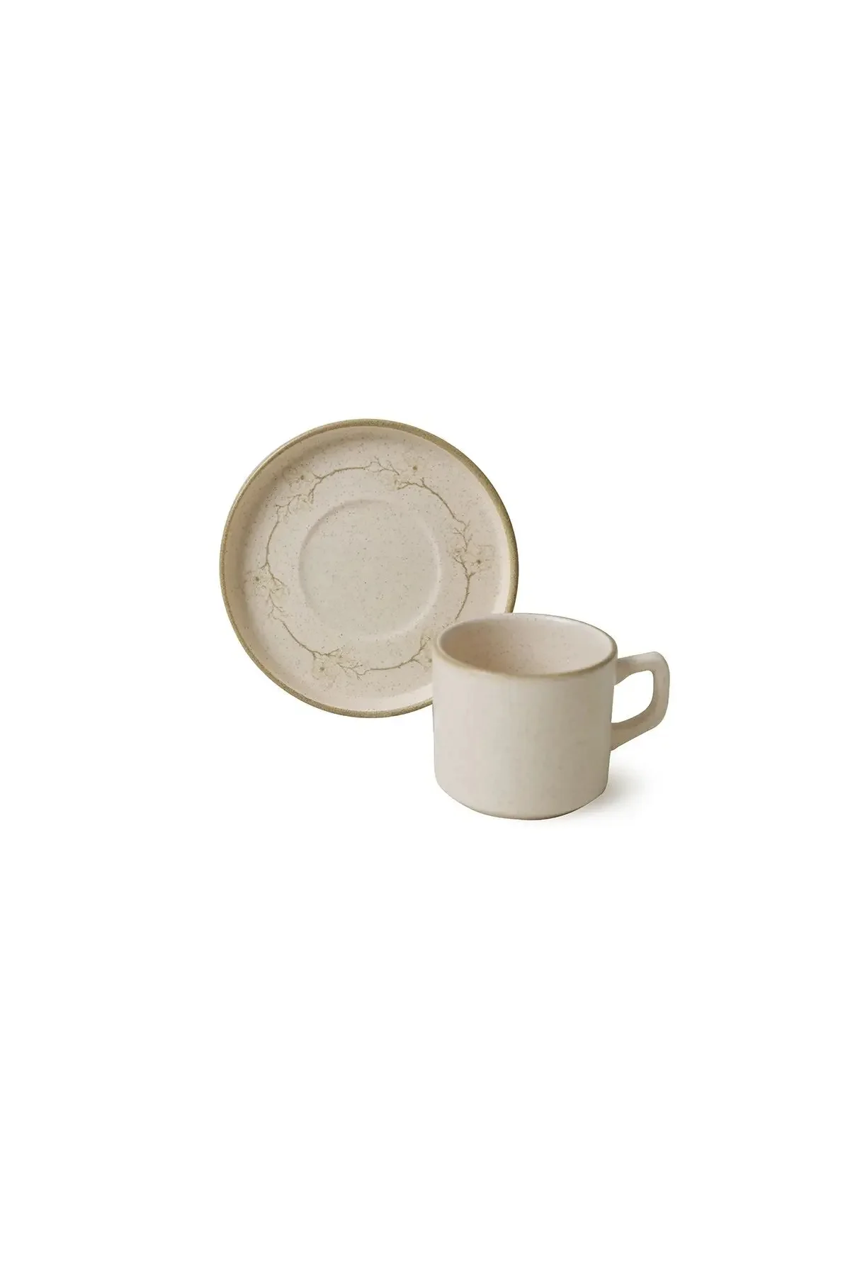 Taupe Bloom Stackable Çay Takımı 4 Parça 2 Kişilik 22520-28