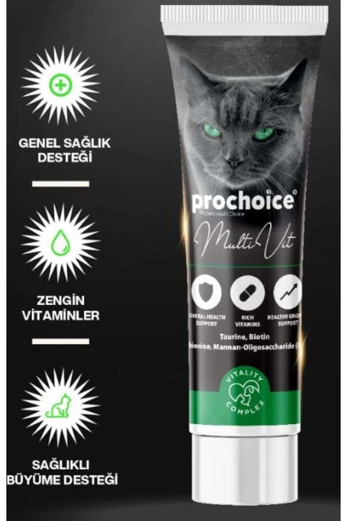 Taurinli Multi Vitamin Kedi Macunu 100 ml Taurinli Multi Vitamin Kedi Macunu 100 ml