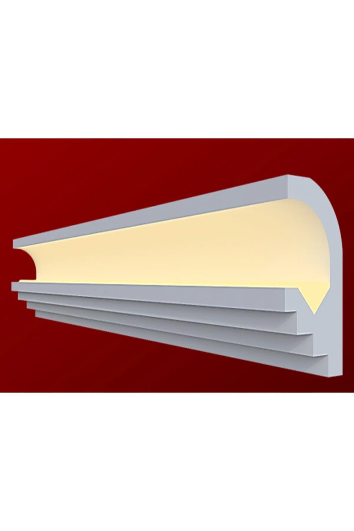 Tavan Led Uygulanabilir Kartonpiyer Lk 02 Özel Fiyat 2 Metre = 1 