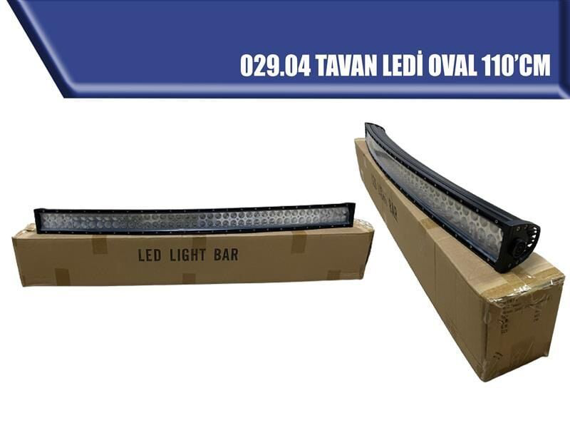Tavan Ledi Uyumlu Oval Off Road Sis Lambası Ledli LED Bar 110'Cm 