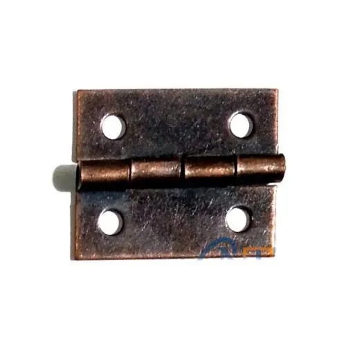 Tavla Menteşesi No:1 - Oksit Kaplama 25x21mm, 120 Adet Ahşap Mobilya Menteşesi