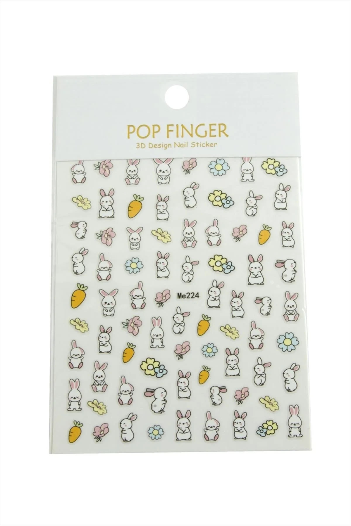 Tavşan Havuç Tattoo Dövme Sticker