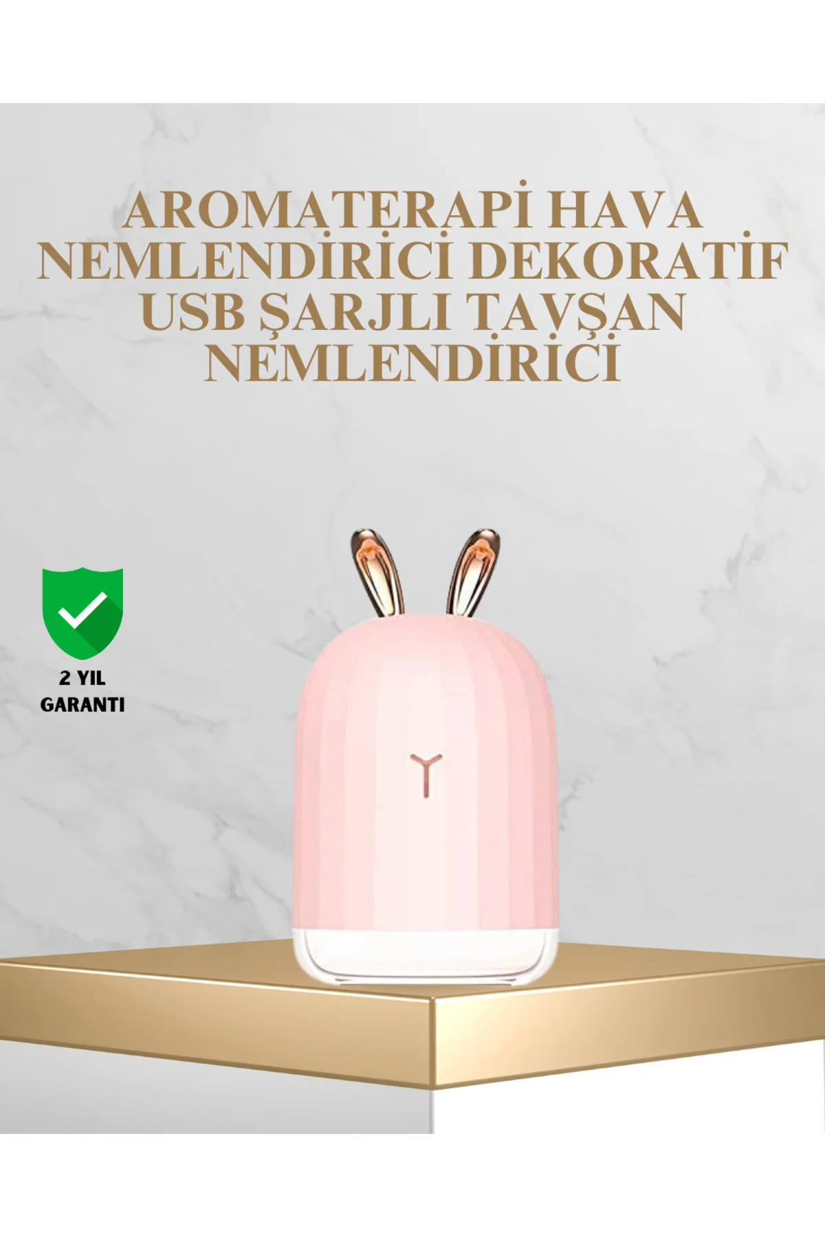 Tavşan Kulak Tasarımlı 200 Ml Usb Aroma Difüzör Ve Hava Nemlendir