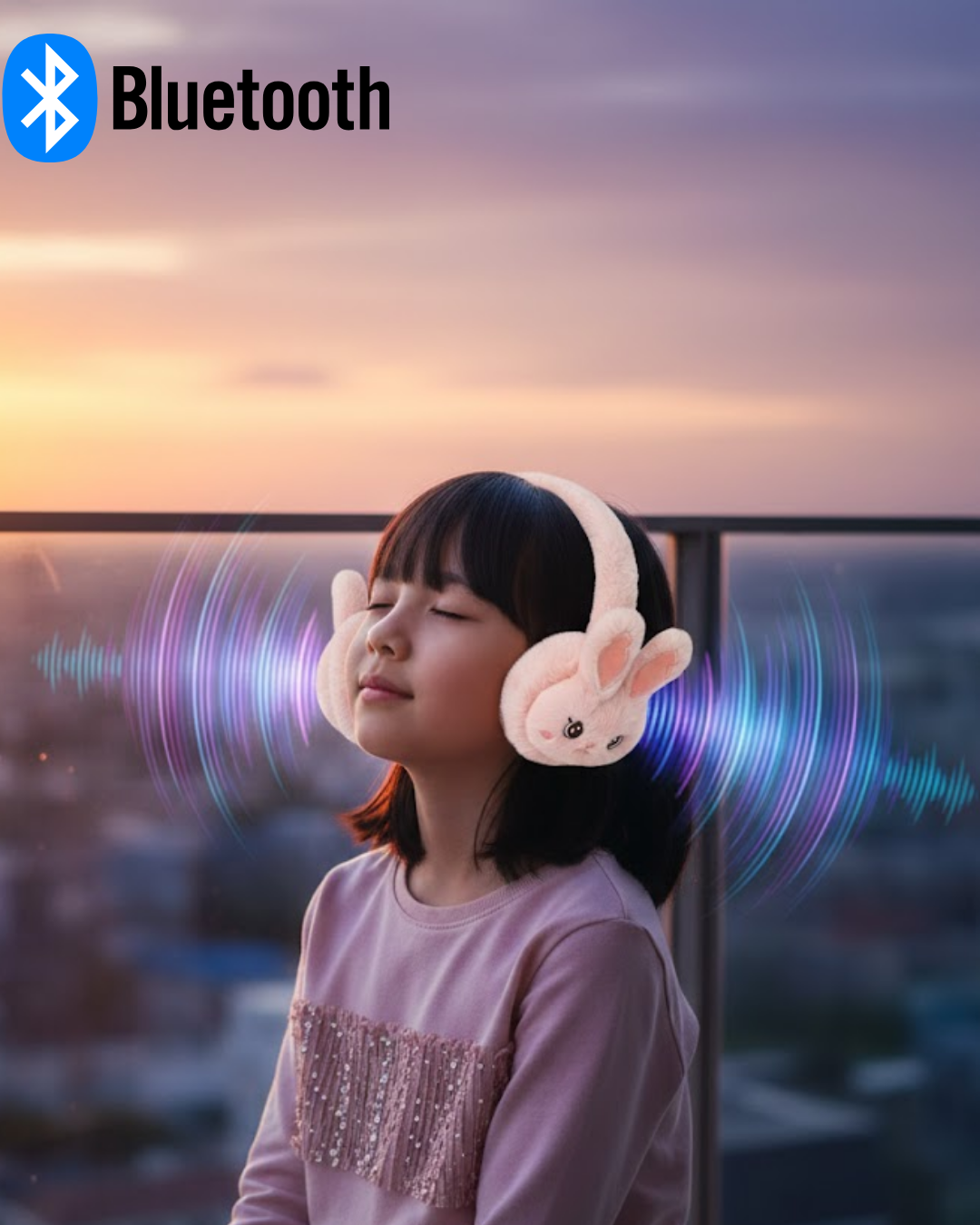 Tavşan Kulaklı Şarjlı Bluetooth Kulaklık Düşük Gecikmeli Kablosuz