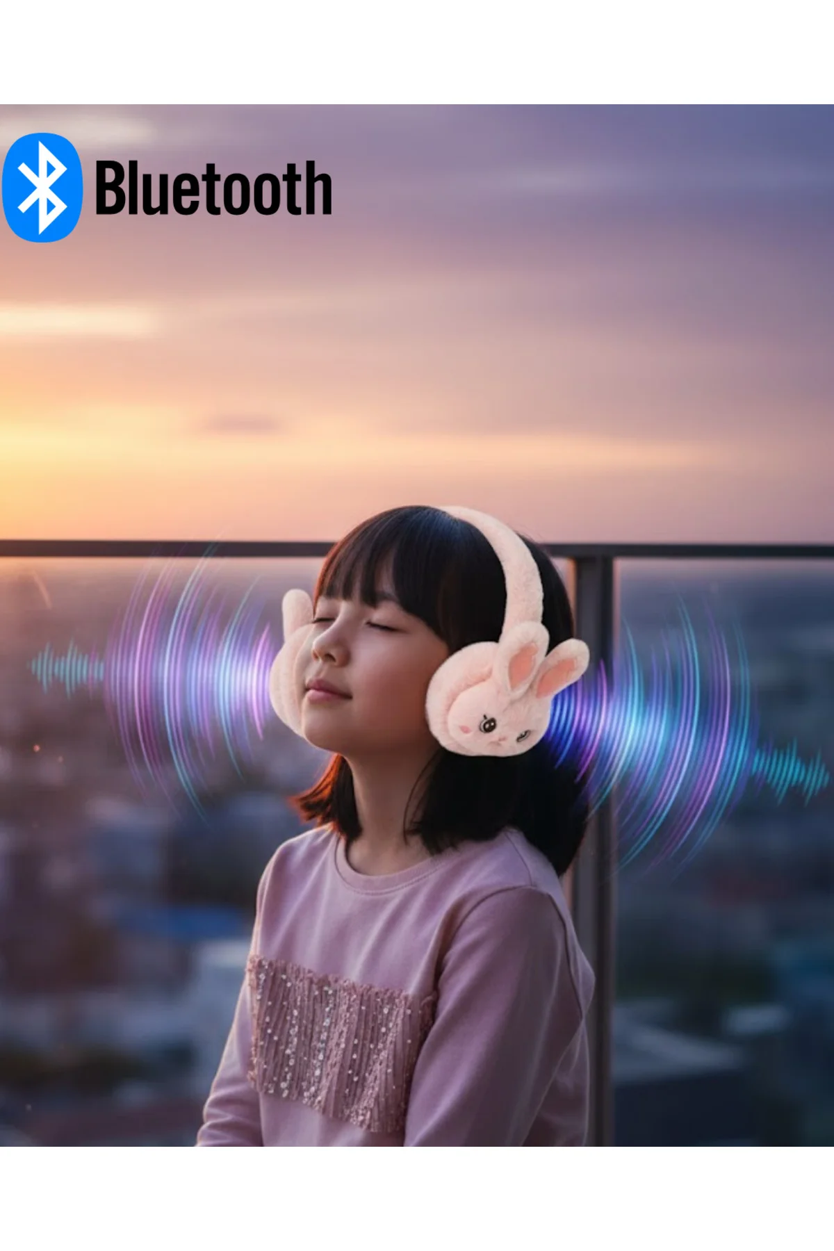 Tavşan Kulaklı Şarjlı Bluetooth Kulaklık Düşük Gecikmeli Kablosuz