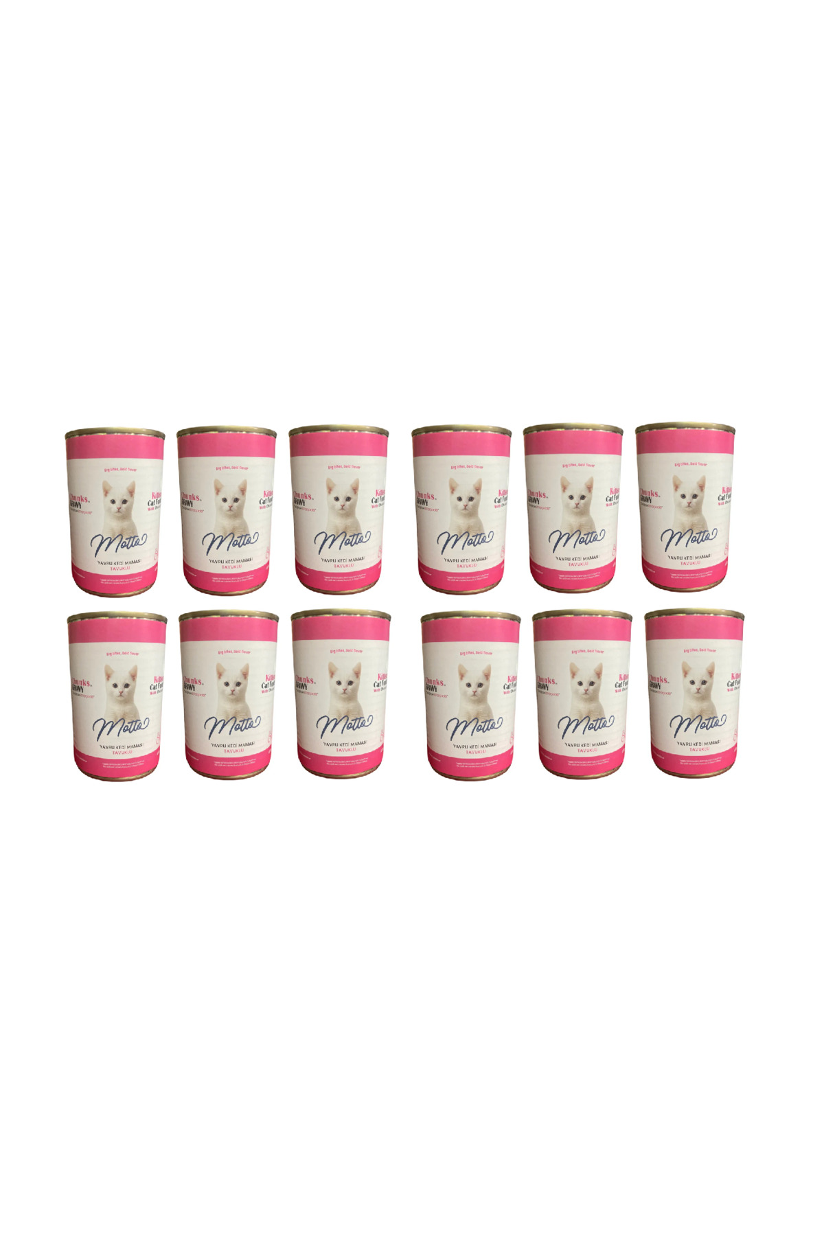 Tavuk Etli Gravy Yavru Kedi Konserve Mama 400 Gr. - 12 Adet