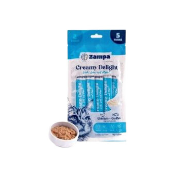 Zampa Tavuk Etli Morina Balıklı Krema 5X16 Gr