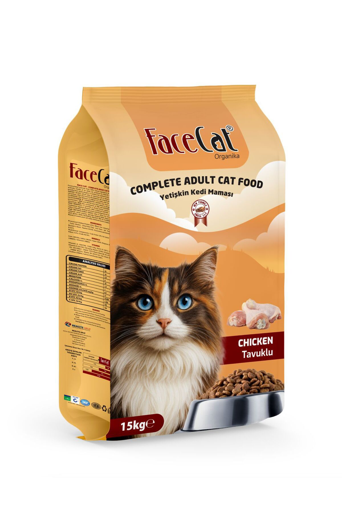 Tavuk Etli Yetişkin Kedi Maması 15 kg