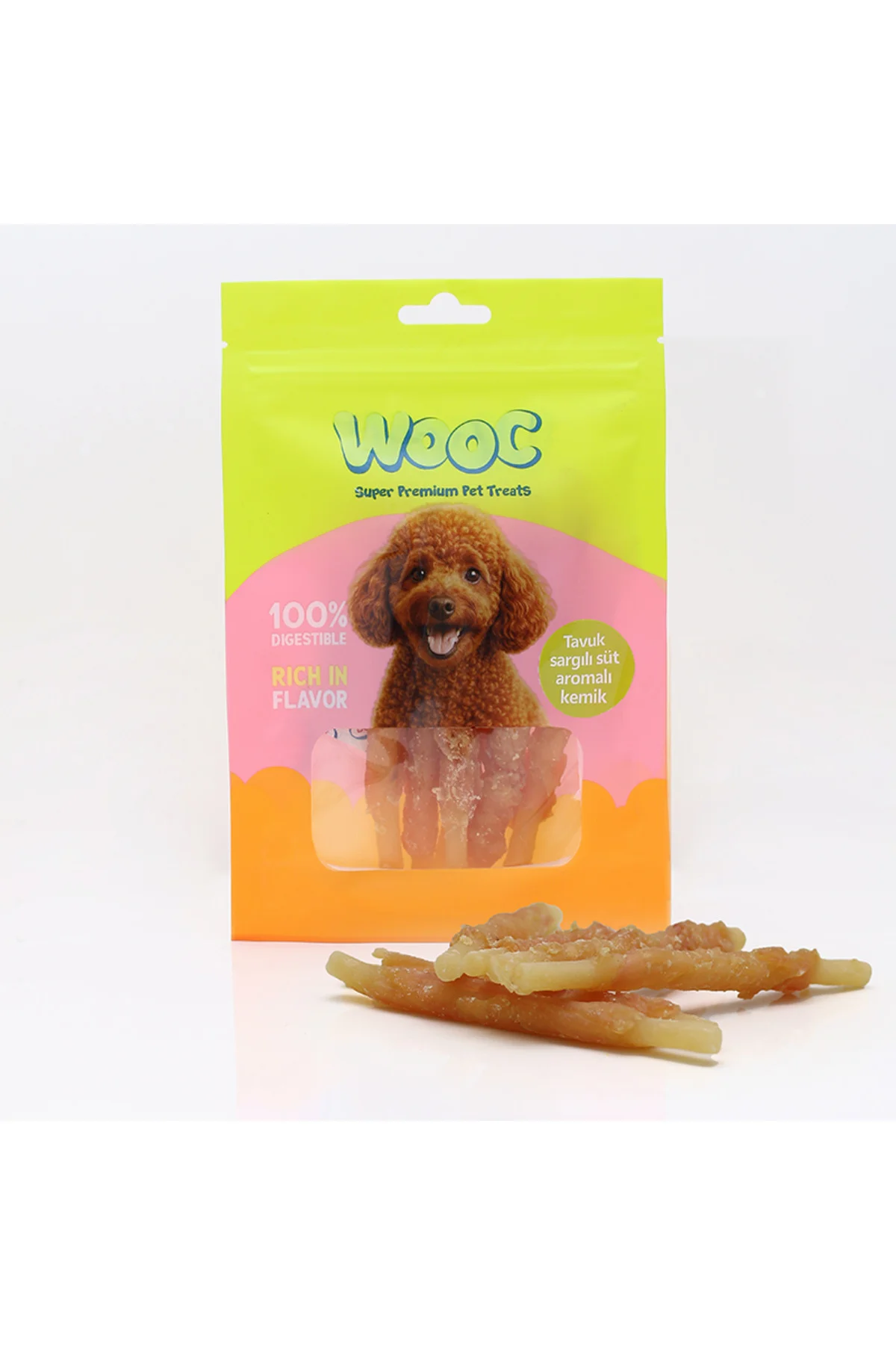 Tavuk Sargılı Süt Aromalı Köpek Ödülü Mj06