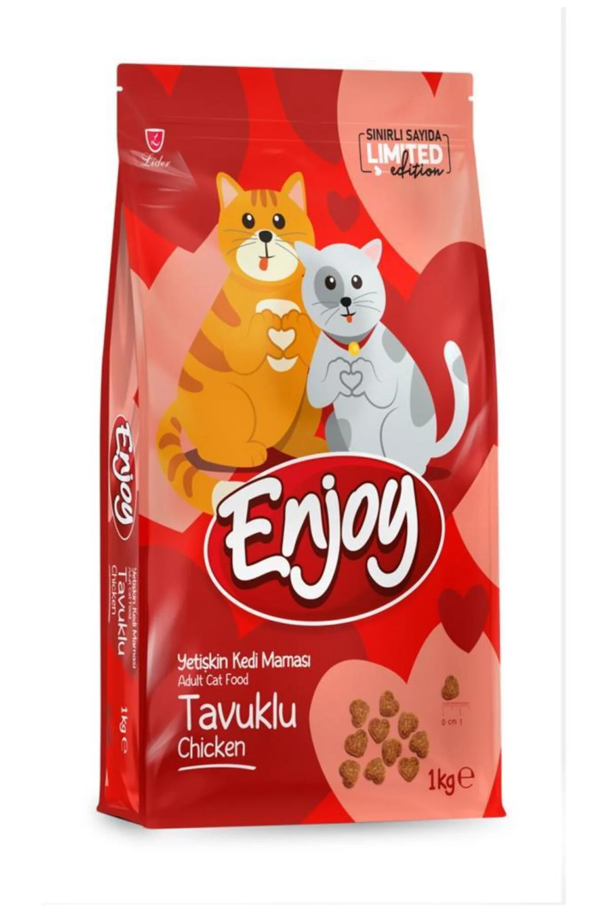 Tavuklu Kedi Maması 1 kg (Sevgililer Günü Özel Ambalaj)