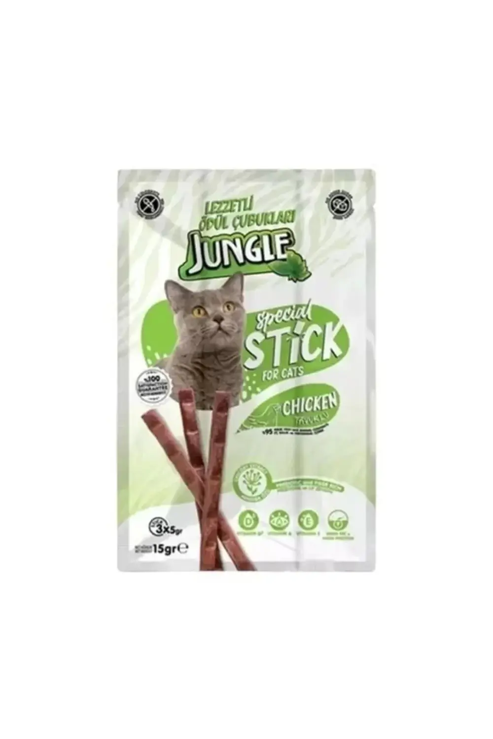 Tavuklu Stick Kedi Ödülü 1 Adet 3x5 Gr
