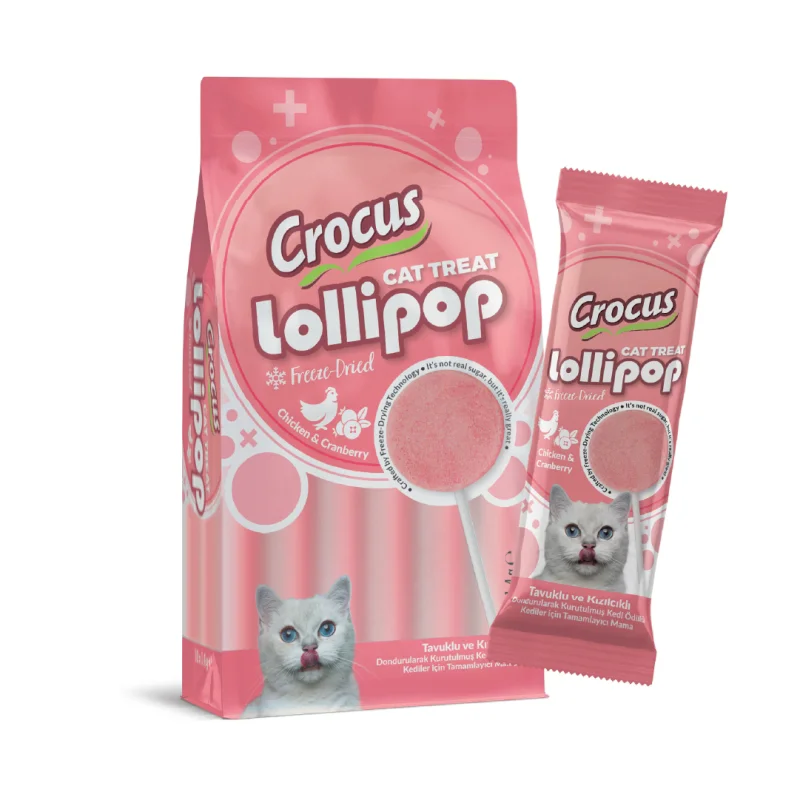 Tavuklu Ve Kızılcıklı Kedi Lolipop 10 lu paket ( 10x1,4 gr ) Tavuklu Ve Kızılcıklı Kedi Lolipop 10 lu paket ( 10x1,4 gr )
