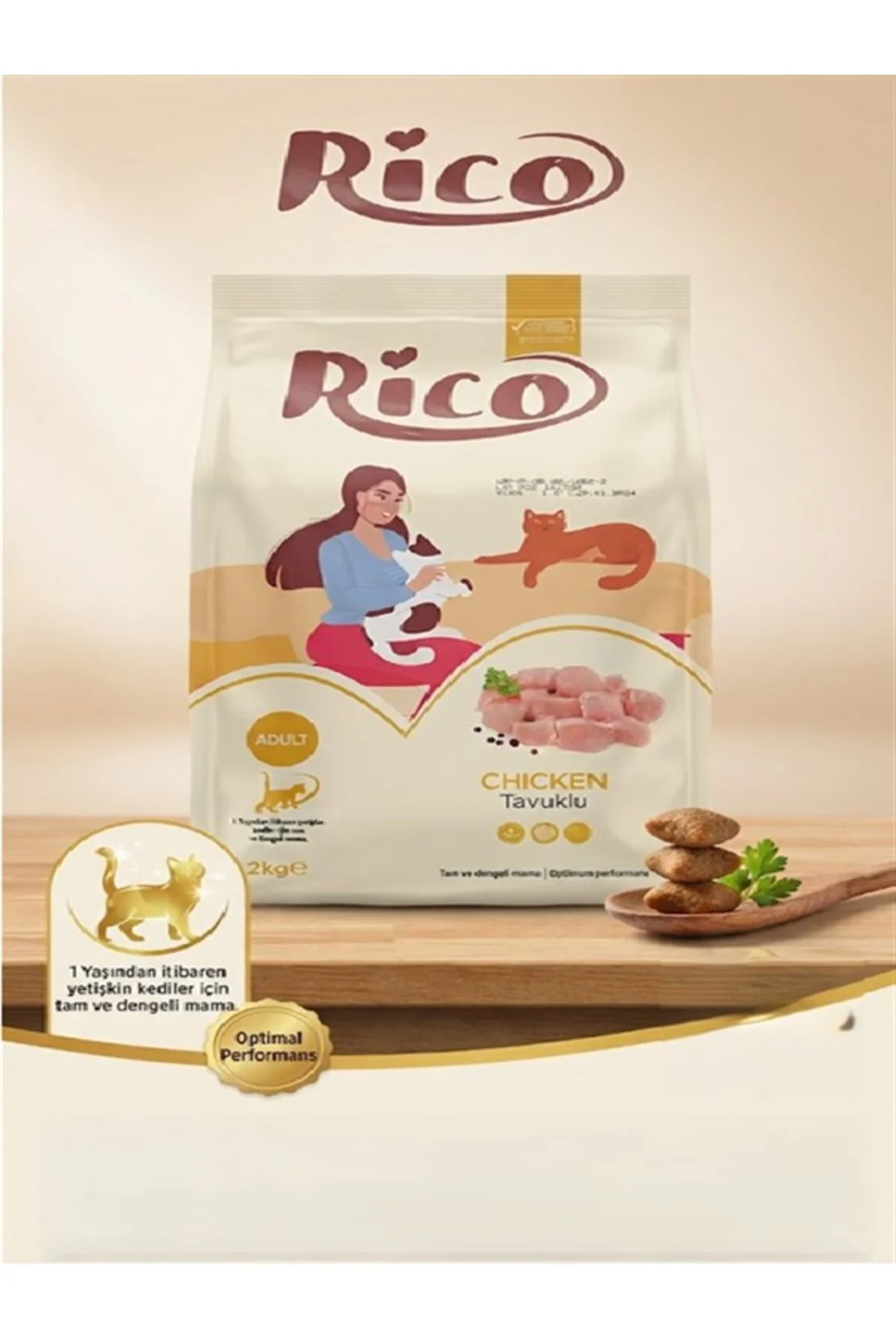 Tavuklu Yetişkin Kedi Maması 2 kg - Tam ve Dengeli Beslenme Tavuklu Yetişkin Kedi Maması 2 kg - Tam ve Dengeli Beslenme