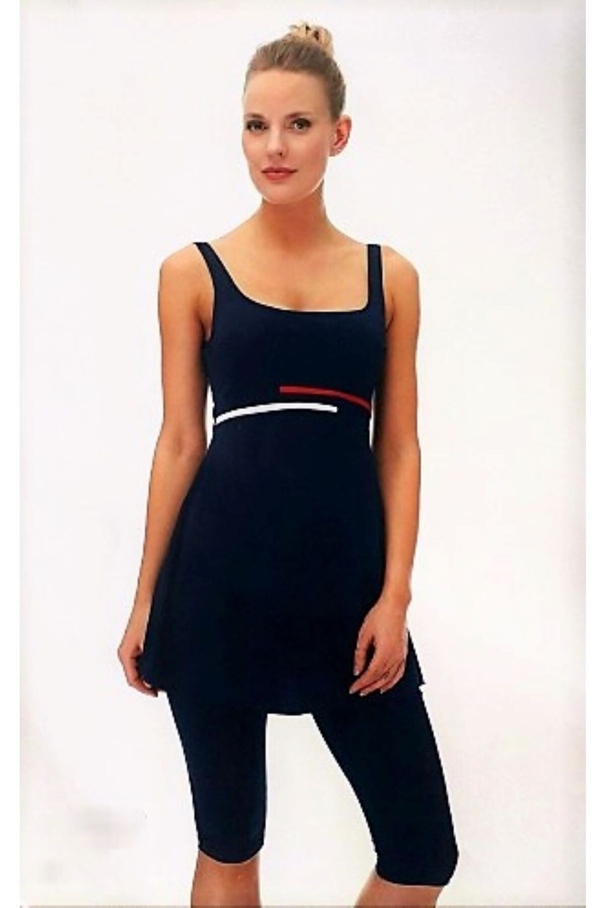 Sunsurf Taytlı Elbise Mayo Lacivert