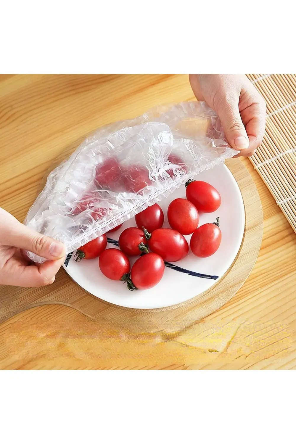 Tazeliği Koruyan Tencere ve Tabak Bonesi Pratik Çok Amaçlı Kapak