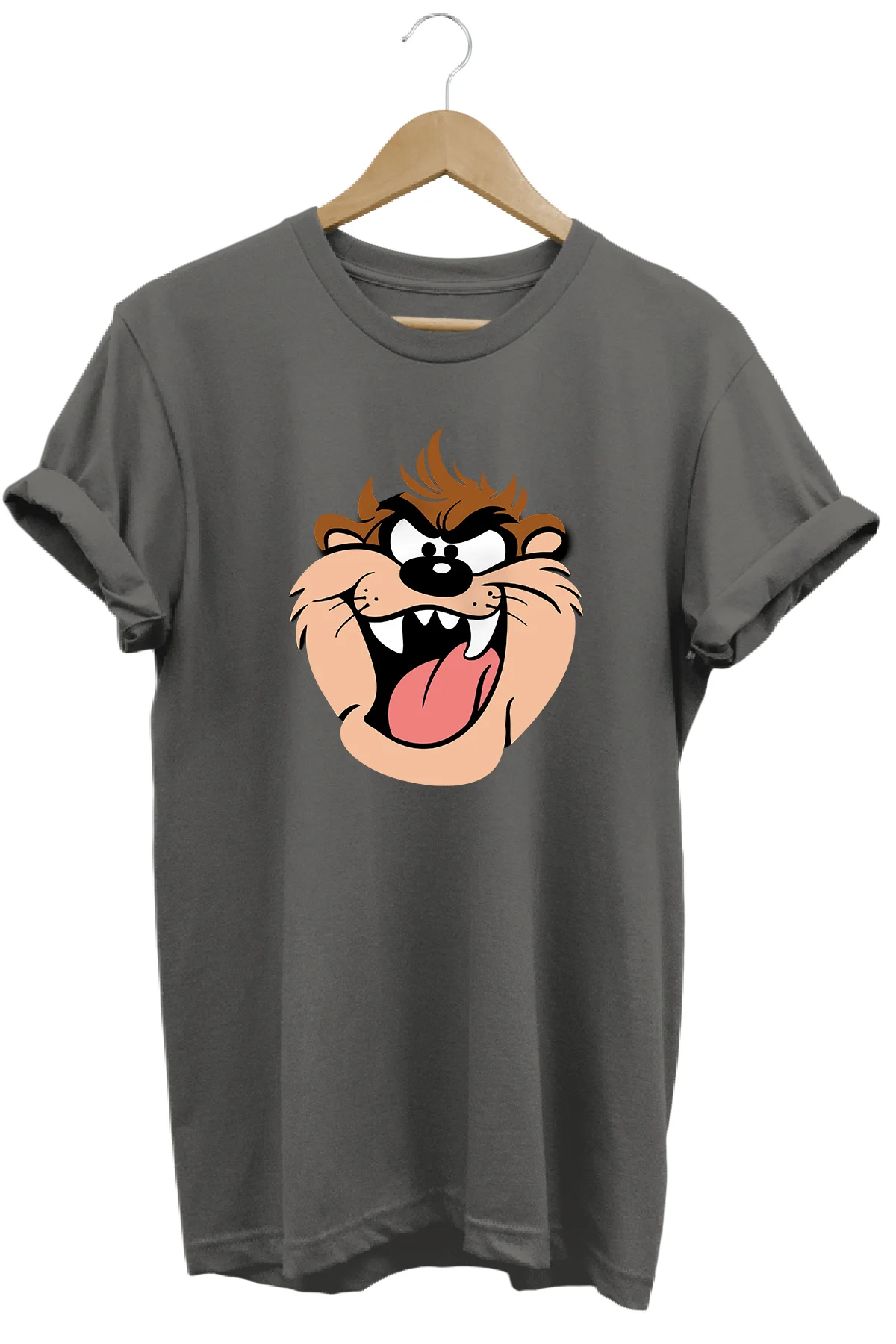 Tazmanya Canavarı Baskılı %100 Pamuk Regular T-shirt
