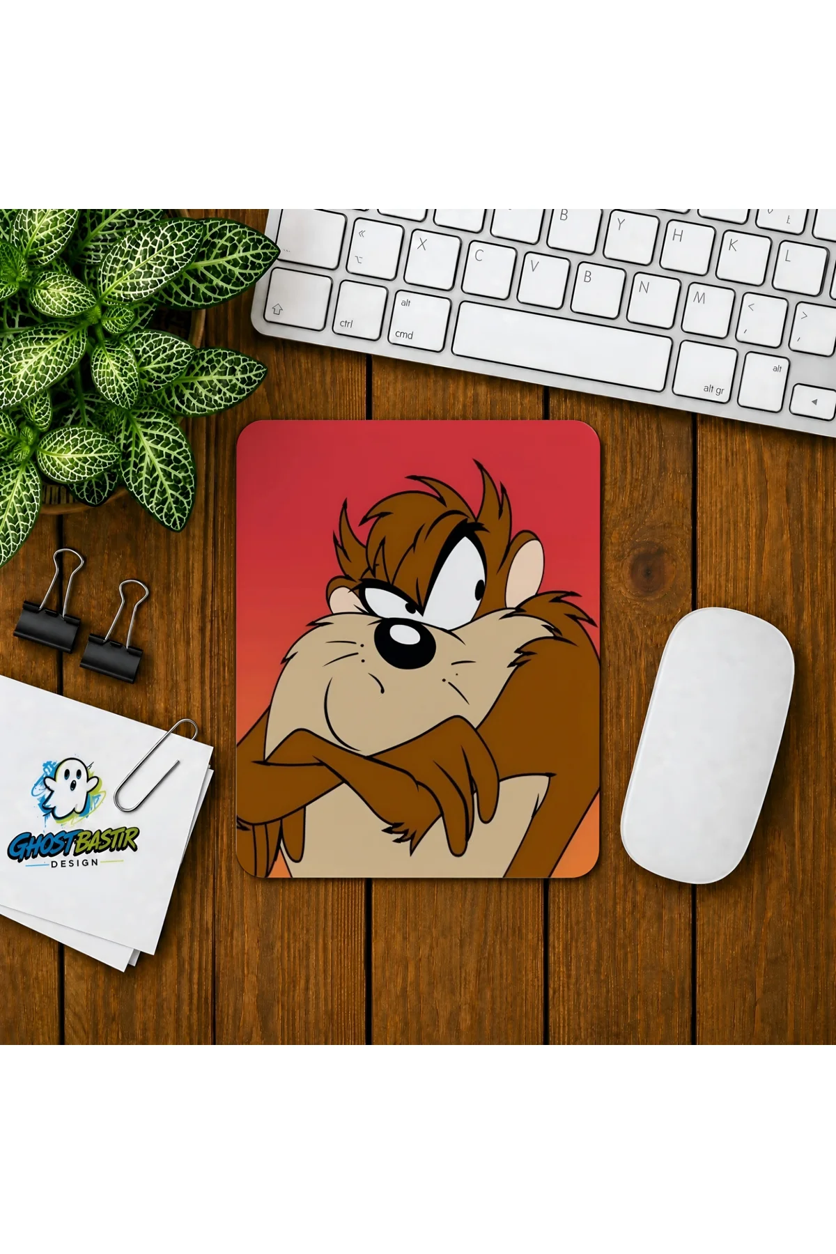 Tazmanya Canavarı Baskılı Oyuncu Mousepad 0306