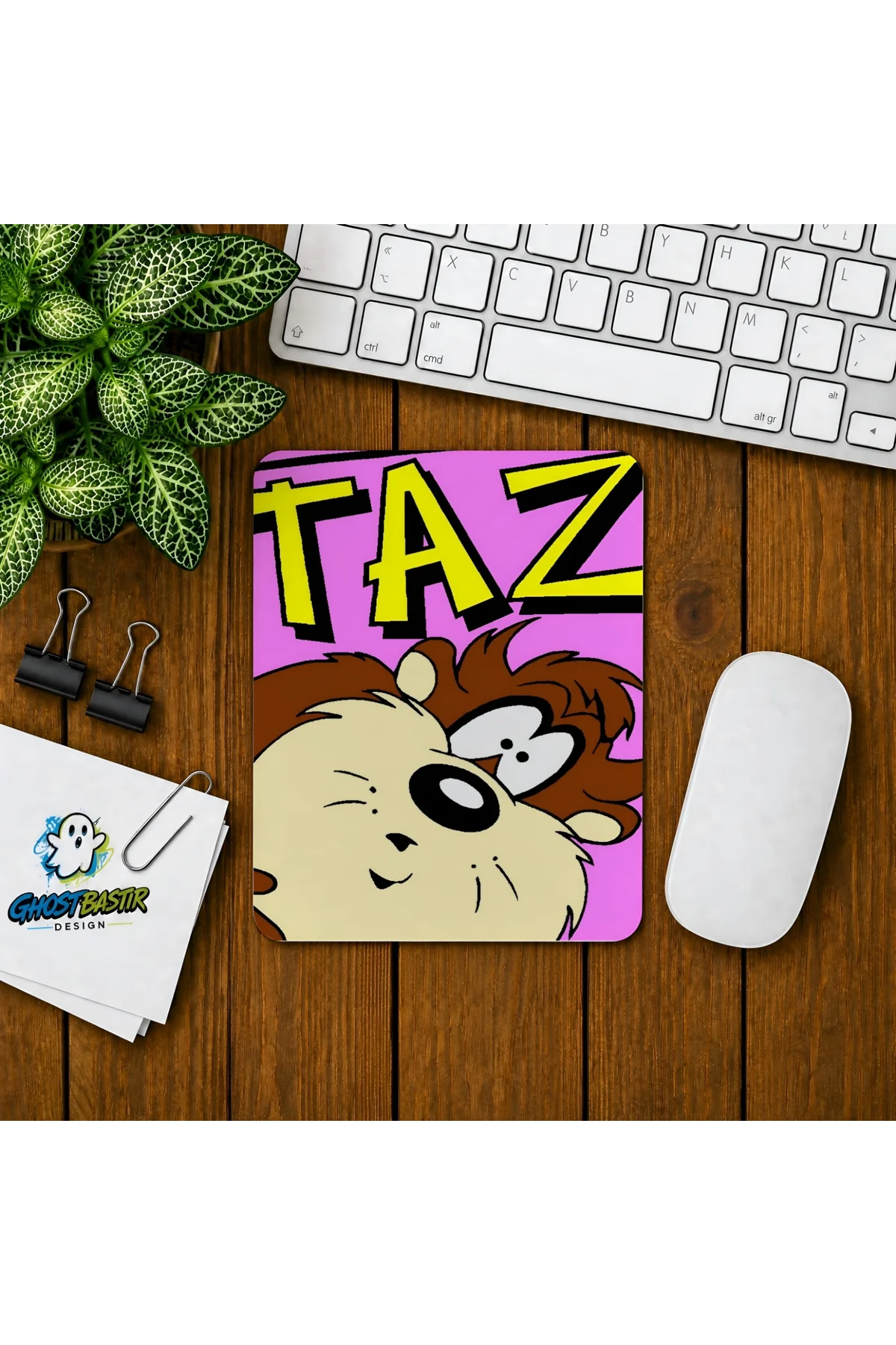 Tazmanya Canavarı Baskılı Oyuncu Mousepad 0307