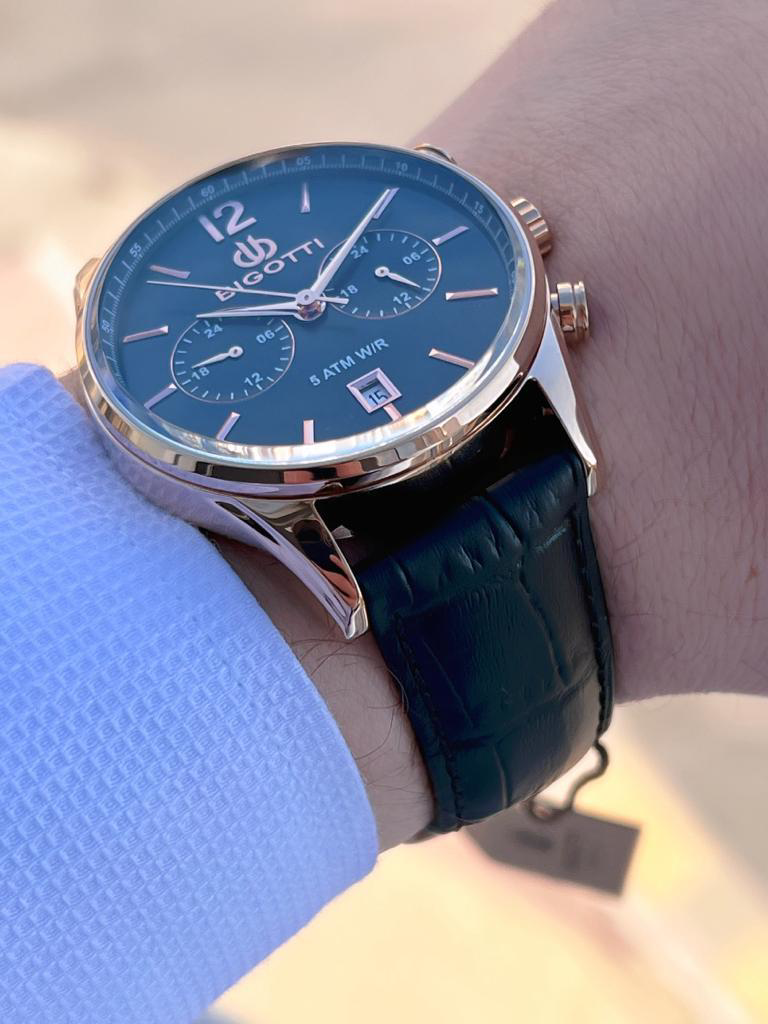 TBG.1.105.10.5 Bigotti Deri Kordon 5 ATM Su Geçirmez İç Fonksiyon