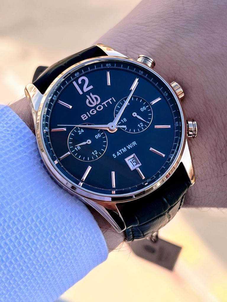 TBG.1.105.10.5 Bigotti Deri Kordon 5 ATM Su Geçirmez İç Fonksiyon