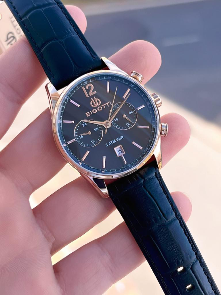 TBG.1.105.10.5 Bigotti Deri Kordon 5 ATM Su Geçirmez İç Fonksiyon