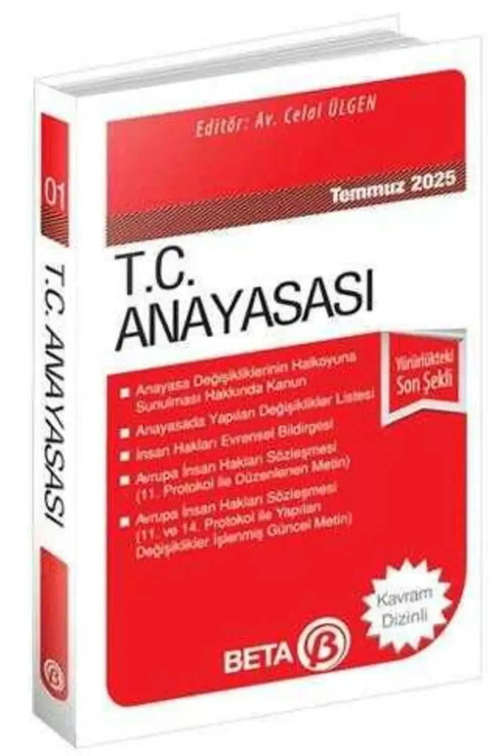 T.C. Anayasası Temmuz 2025 (Cep Boy)