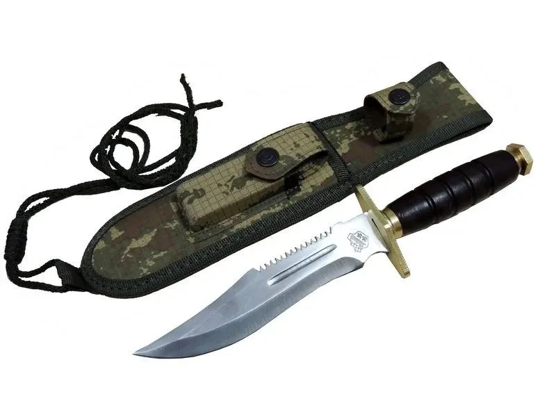 T.C. Standart Komando Bıçağı 30 Cm – Tırtıklı, Kamuflaj Kılıflı Outdoor Bıçak Fiyatı, Yorumları ve Özellikleri