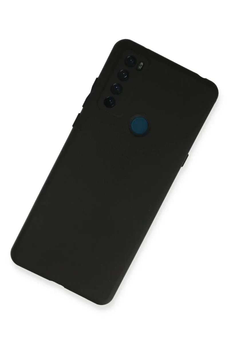 TCL 20 SE Kılıf First Silikon - Siyah TCL 20 SE Kılıf First Silikon - Siyah