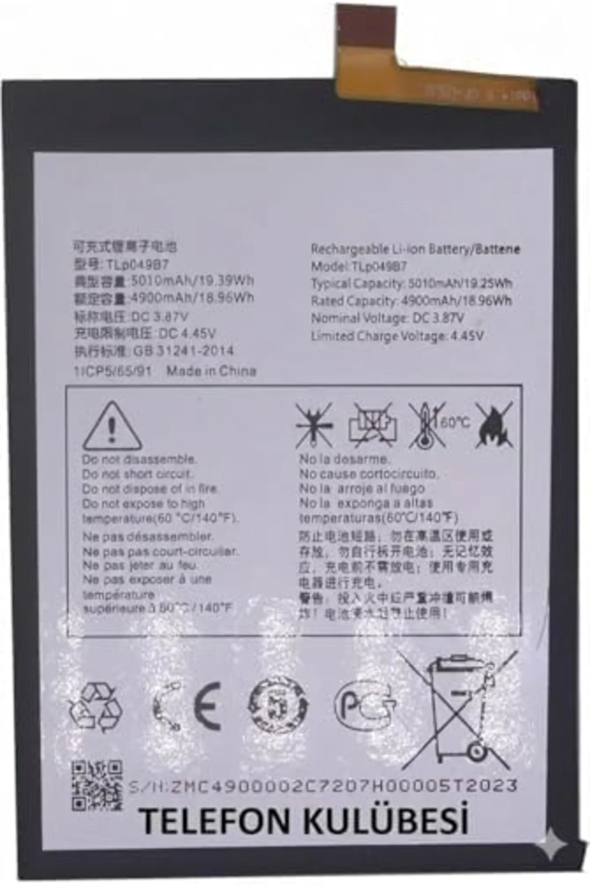 Tcl 40 SE Uyumlu Batarya Pil TLPA49B7