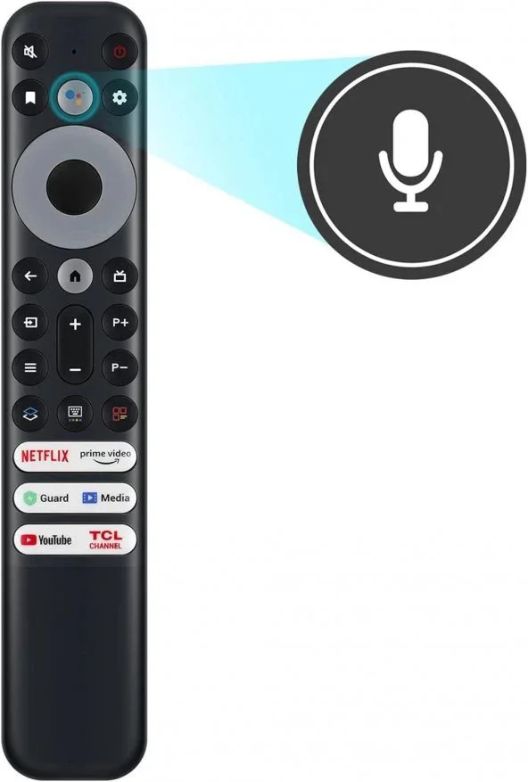 TCL 75C728 Mikrofonlu Smart Tv Kumanda