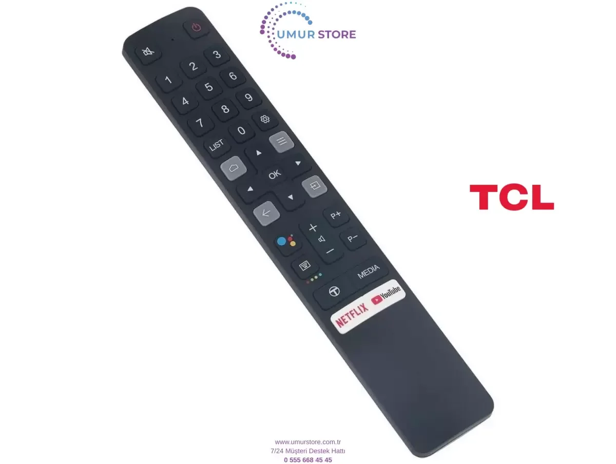 TCL İle Uyumlu Model 65C725 Sesli Smart Tv Kumanda TCL İle Uyumlu Model 65C725 Sesli Smart Tv Kumanda