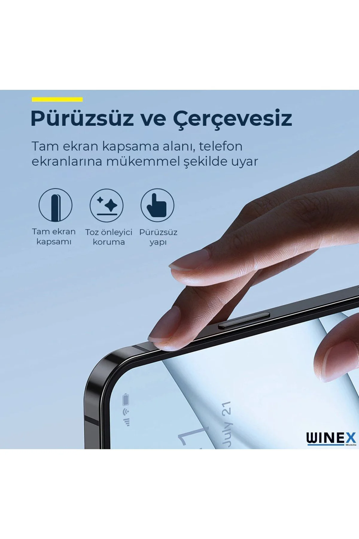 Tcl L10 Plus Sadece  Ekran Koruyucu Kaplama