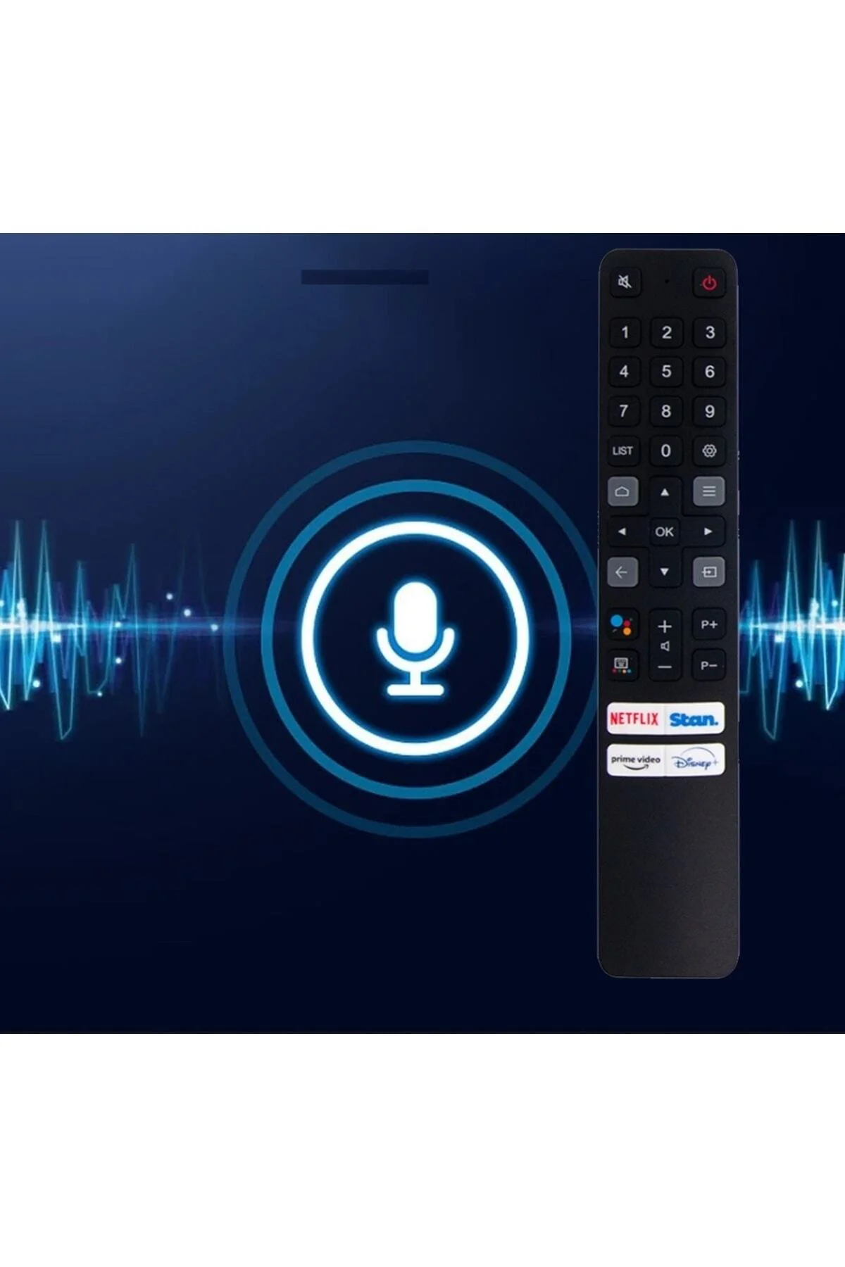 Tc.l Rc-901V Fmr3 Android Led Tv Kumandası Mikrofonlu