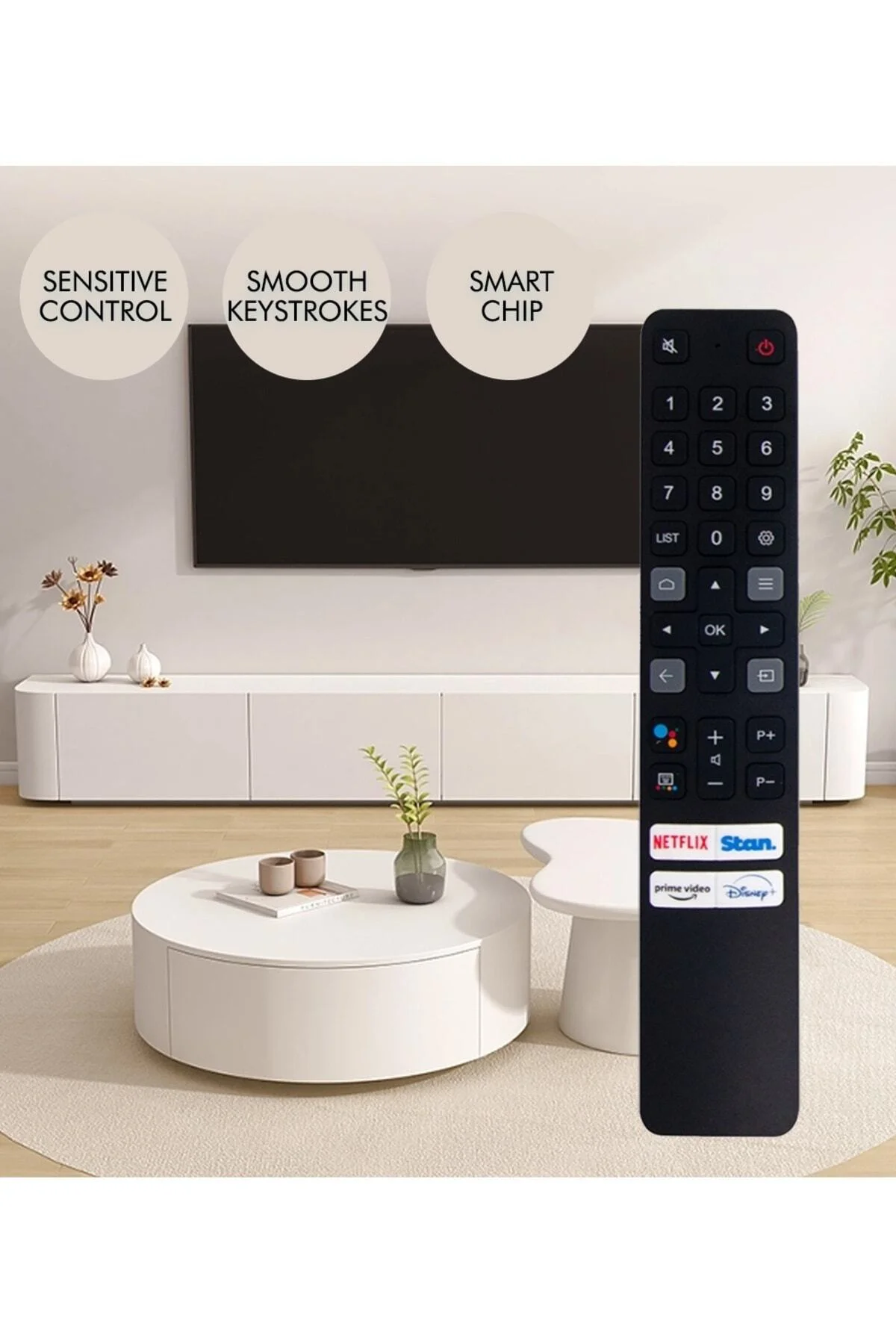 Tc.l Rc-901V Fmr3 Android Led Tv Kumandası Mikrofonlu