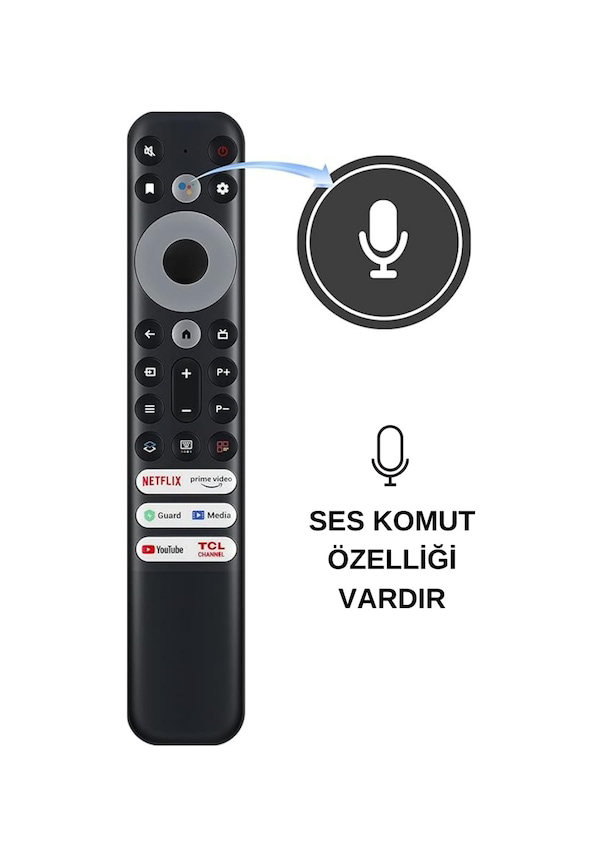 Tcl Rc902v Rmr1 Netflıx-prıme Vıdeo-guard-medıa-youtube-tcl Chann