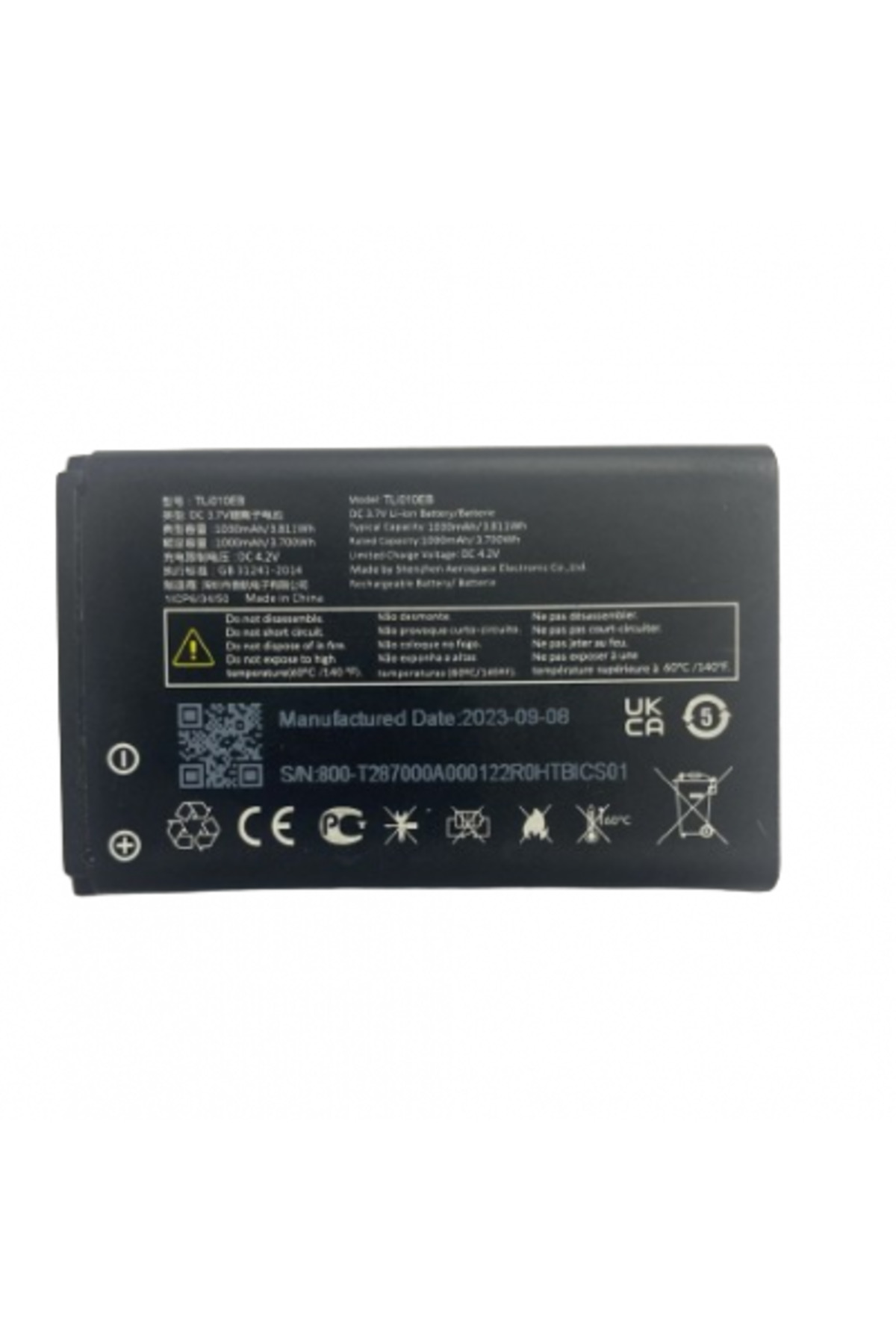 Axya Tcl T302x Pil Batarya Tli010eb 1000 Mah