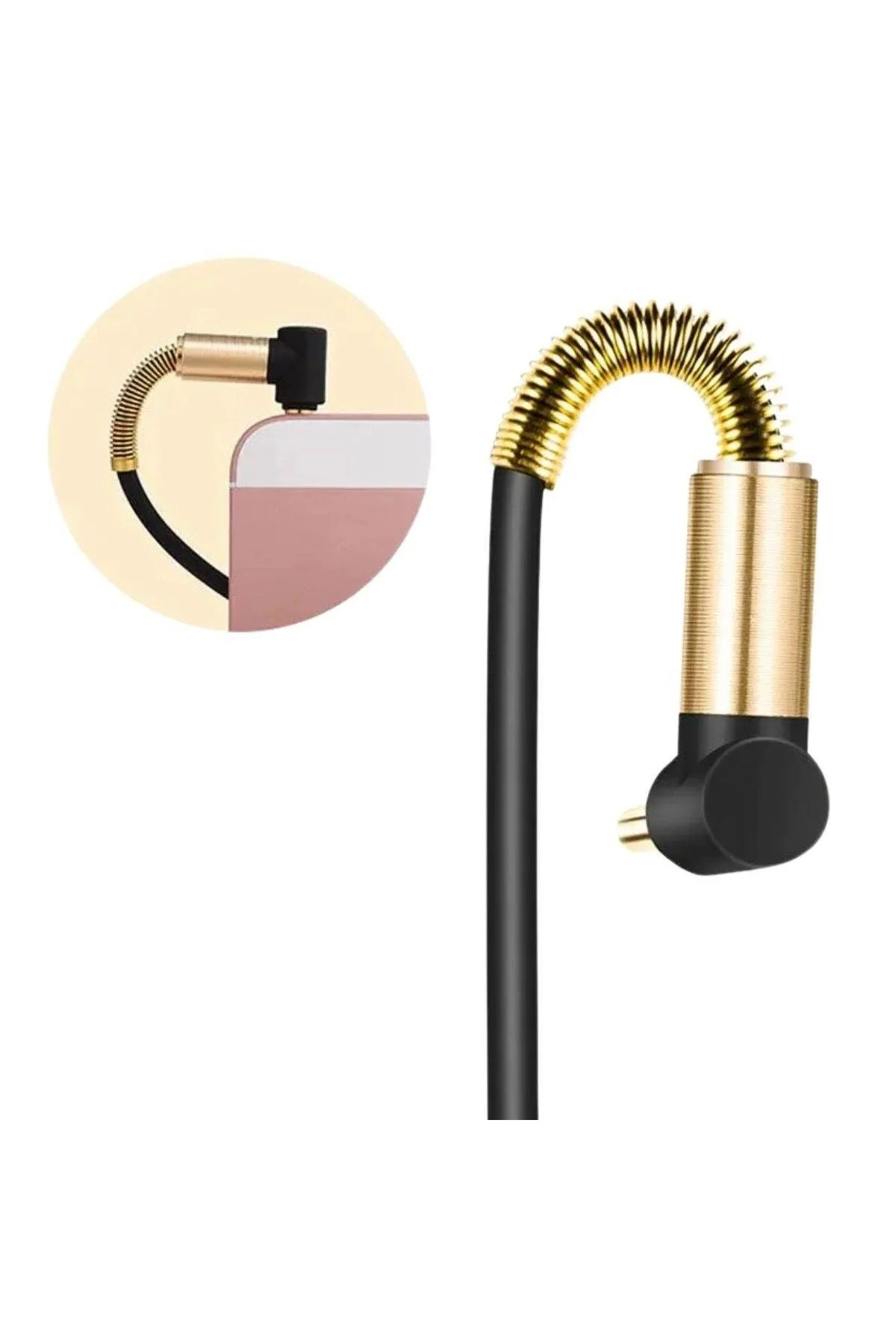 Tcx 3.5Mm Aux Kablosu Jak Erkek Erkek L Tipi 1 Metre Ses Aktarım Kablosu Tcx 3.5Mm Aux Kablosu Jak Erkek Erkek L Tipi 1 Metre Ses Aktarım Kablosu - Görsel 3