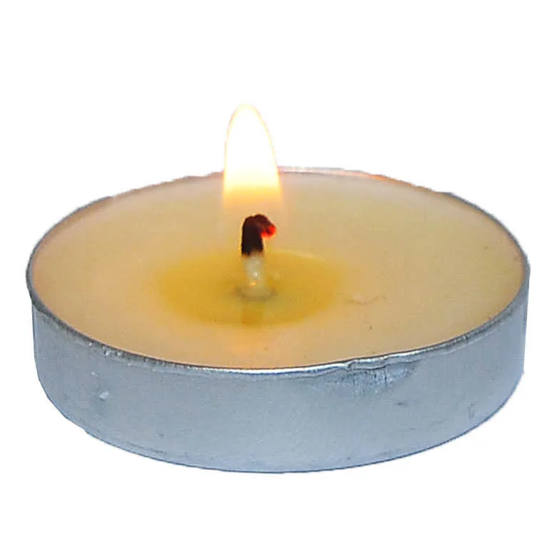 Tea Lights Beyaz Mum 5'li Paket - Atmosferik Işık Kaynağı