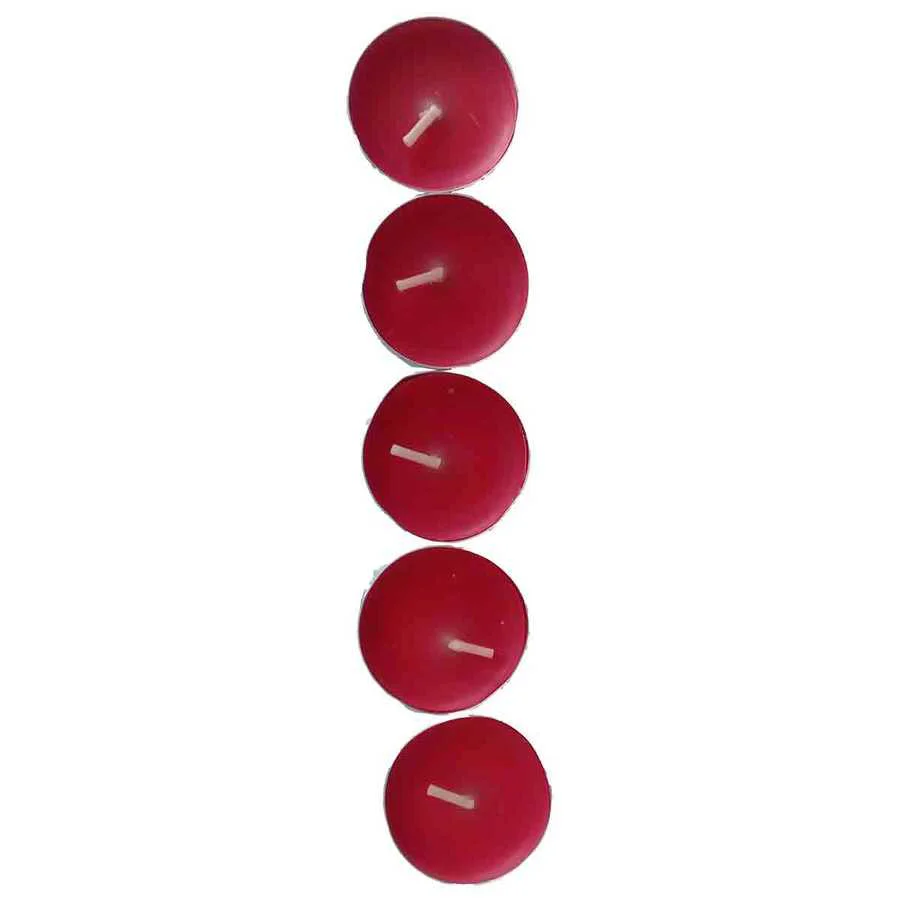 Tea Lights Kırmızı Mum 5'li Paket – Şık Dekoratif Atmosfer Mumu Tea Lights Kırmızı Mum 5'li Paket – Şık Dekoratif Atmosfer Mumu