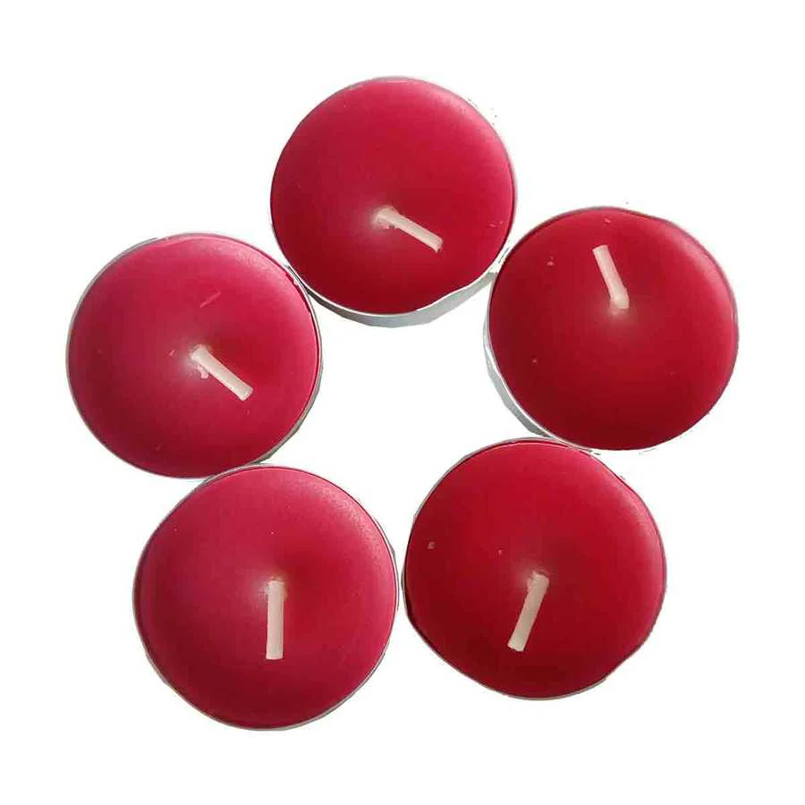 Tea Lights Kırmızı Mum 5'li Paket – Şık Dekoratif Atmosfer Mumu Tea Lights Kırmızı Mum 5'li Paket – Şık Dekoratif Atmosfer Mumu