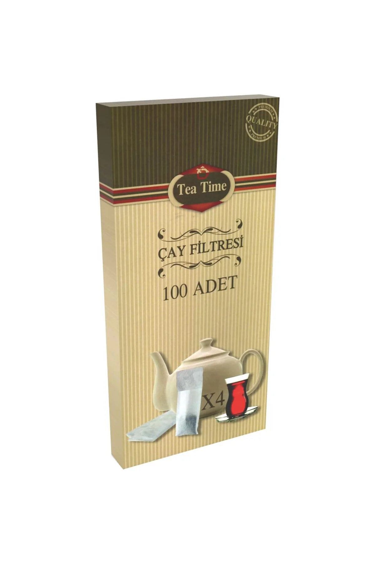 Tea Time Çay Kahve Filtresi Kağıt Filtre L Büyük Boy (100'lü Çay 