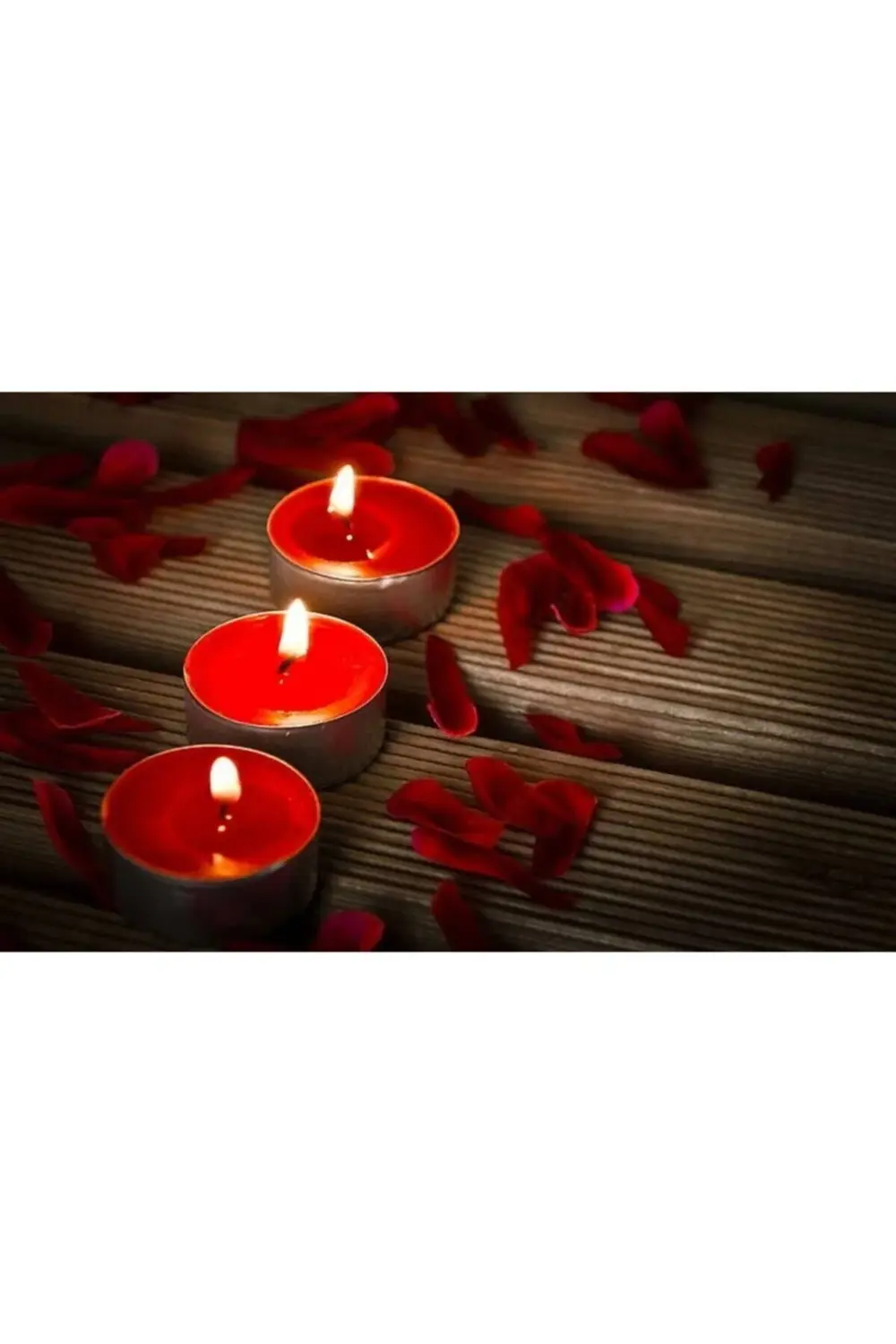 Tealight Mum - Kırmızı (50'li)