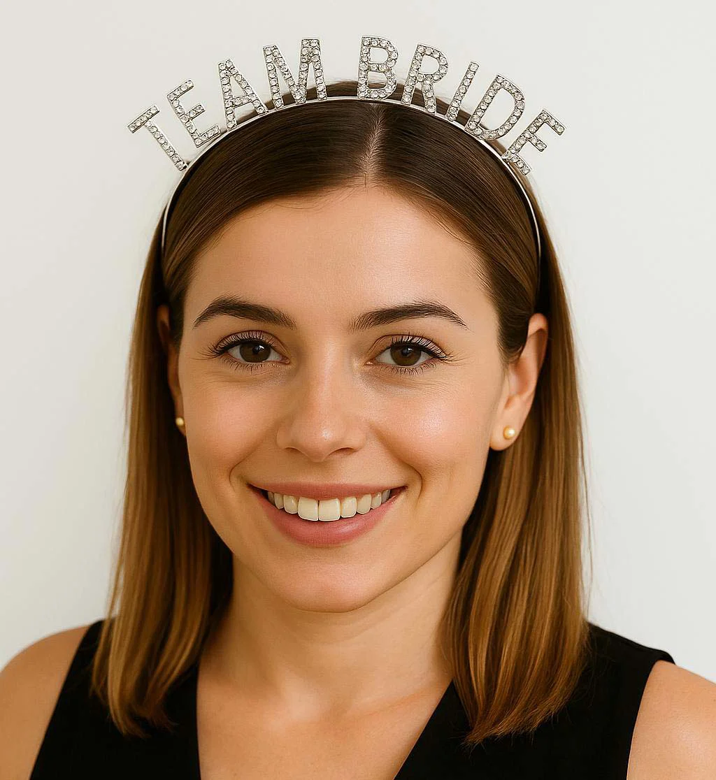 Team Bride Taç – Gümüş Renkli Gelin ve Nedime Tacı | Bekarlığa Veda Aksesuarı Fiyatı, Yorumları ve Özellikleri