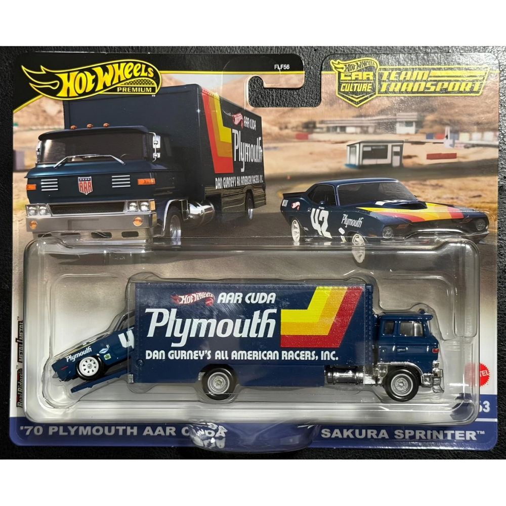 Team Transport 70 Plymouth Cuda Sakura Sprinter Team Transport 70 Plymouth Cuda Sakura Sprinter